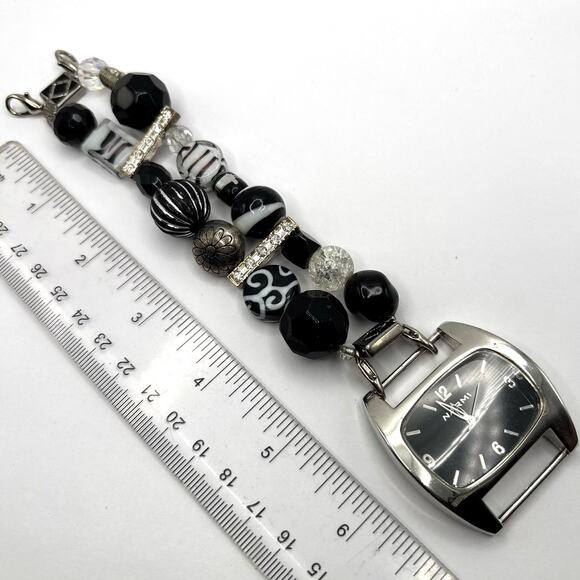 Black Floral Narmi Watch - Picture 4 of 6